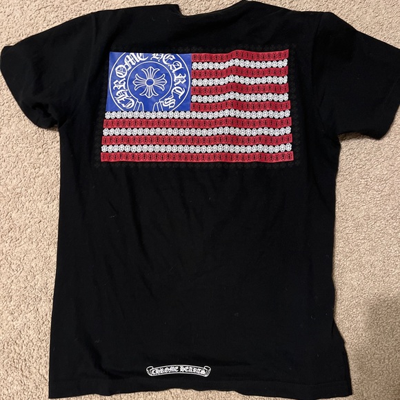 Chrome Hearts | Shirts | Chrome Heart Usa Flag Tee Shirt